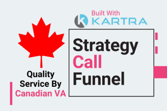 build automated kartra strategy call funnel with calendar to help find clients