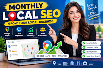 do monthly local SEO service to boost google ranking