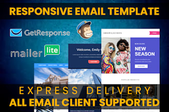 design a responsive email template or email signature