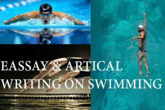 do essays and articles on swimming