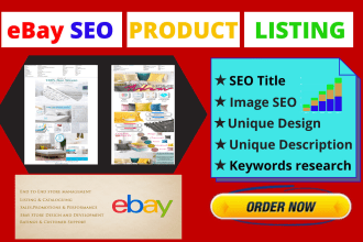 be your professional ebay virtual assistant for product listing product research