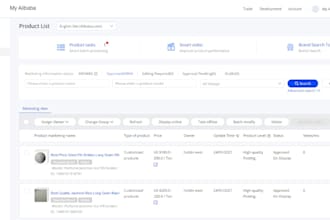 do product listing on alibaba