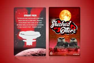 pre roll packag, design label, mylar bag, pouch bag