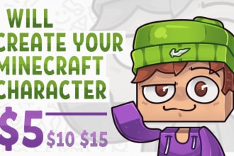 draw art in minecraft style