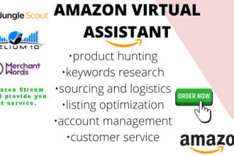 be your expert amazon fba virtual assistant, amazon fba va