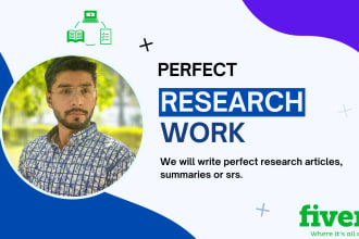 write perfect research articles,summaries or srs