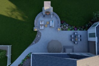 design your garden, backyard, or patio with realistic 3d renders