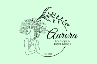 design beauty salon feminine botanical boho boutique logo