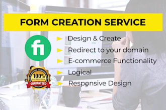 create any type of survey form using jotform, typeform