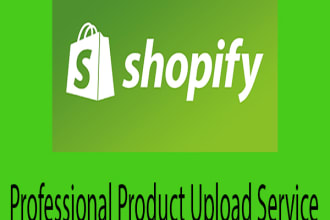 upload products and create collections in shopify store