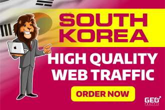 send keyword target south korean website traffic