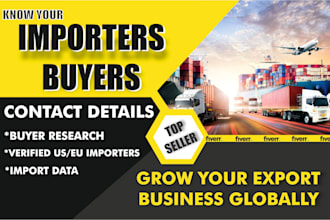 provide you top importer or buyer contact details for your product export