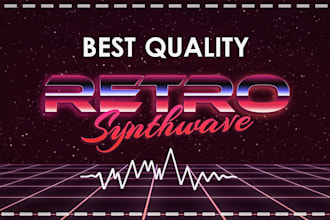create any style of electronic, retro, synthwave music