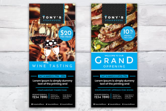 design unique flyer, leaflet or dl flyer ready for print