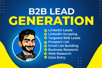 do targeted linkedin lead generation and business email finding