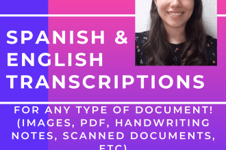 transcribe images, handwriting, or scanned documents to word