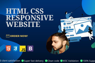 design html css bootstrap responsive web page