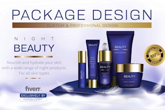 do realistic product packaging and labeling
