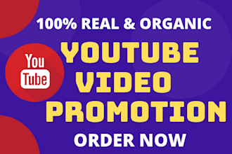 do youtube video promotion