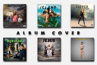 design professional album cover art mixtape cover art