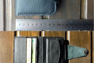 make patterns template for sewing leather wallets