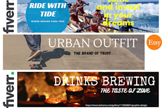 design etsy shop banner for you