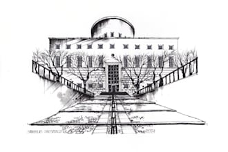 draw architectural buildings and urban landscapes with pen