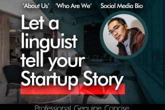 write compelling brand story, about us, mission and vision