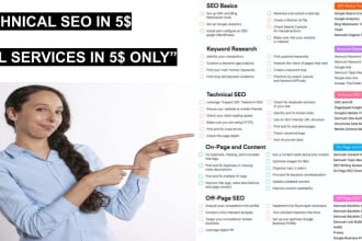 do complete technical on page SEO in very low prices