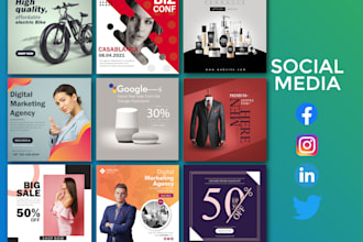 design attractive social media posts and advertising