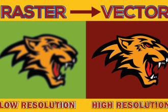do vector trace or redraw your logo in vector format