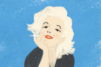 draw a simple digital pencil crayon portrait illustration