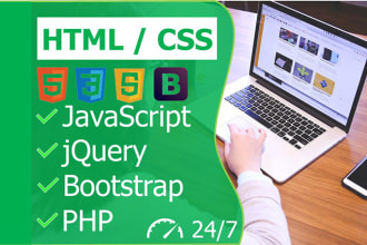 be your HTML, CSS, javascript, bootstrap and jquery ninja