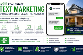 manage text marketing campaign for real estate investors