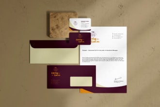 design business logo and stationery items