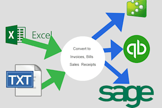 build an app to import data into quickbooks or sage