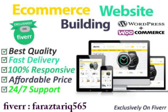 build ecommerce website on wordpress woocommerce