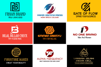 design modern luxury flat minimalist business logo