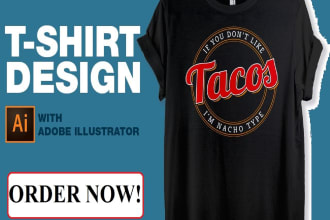 create a text base typography t shirt design
