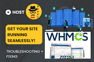 fix dns, whmcs, cpanel, email deliverability, and provide tech support