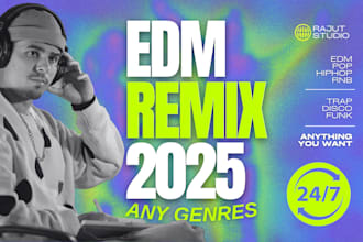 remix song into edm, afro house, trap, techno and more