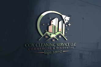 design professional logo for cleaning service business