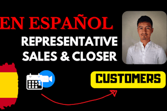 be your spanish sales representative and manager
