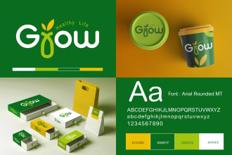 do full branding kit, brand identity and brand style guide with logo design