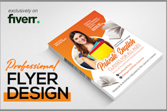 design professional and amazing flyer poster, brochure