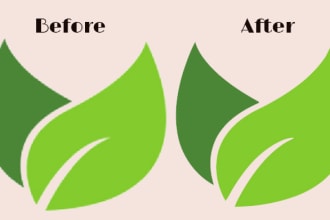 convert your logo, image to eps, PSD, and cdr vector formats