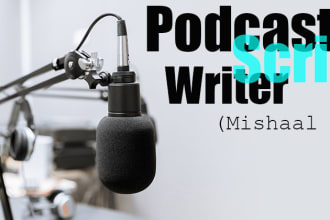 write a well researched podcast script