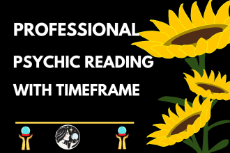 complete a professional psychic reading with timeframe