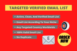 collect a bulk email list for email marketing according to your niche