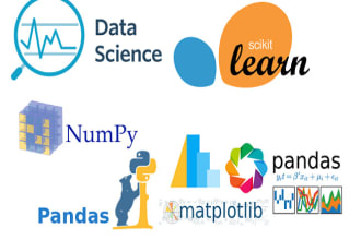 do any task in python numpy and pandas